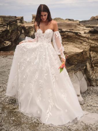 Sottero and Midgley Style #DESTIN #3 All Ivory (gown with Ivory Illusion) thumbnail